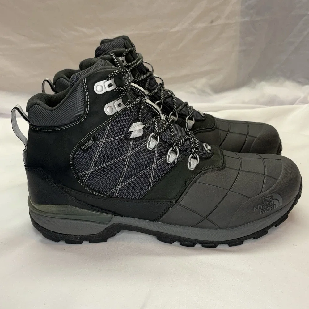 The North Face Snowsquall Mid Boots Mens US 13 Black Waterproof Winter HydroSeal